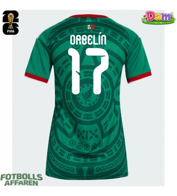 Mexiko Orbelin Pineda #17 Hemmatröja Kvinnor VM 2026 Kortärmad